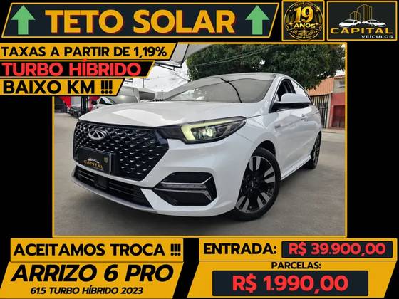 CAOA CHERY ARRIZO 6 PRO 1.5 VVT TURBO iFLEX CVT